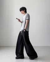 シュレル ナイロン カーブド パンツ