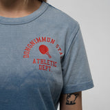 1/2 オーセンティックテーブルテニスクルーTシャツ (ライトインディゴ)