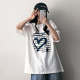 Ous レタリング スケッチ ボックスフィット 半袖 Tシャツ