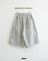 Curved Bermuda Sweatpants