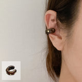 ユニセックス CHUNKY イヤーカフ｜ピアス穴不要・軽量・ミニマルデザイン Unisex Bold Couple Ear cuff