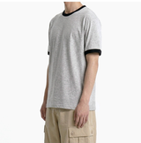 エッセンシャルスタンダード半袖リンガーTシャツ メランジ