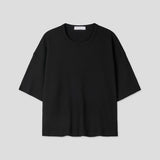 アビン クロップ ワッフル 半袖Tシャツ 4C