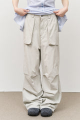Red Fatigue Pocket Pants