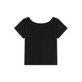 Stud Short Tee - Black