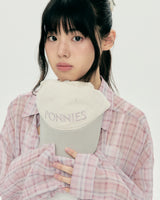 PONNIES キャップ (PINK GREY)