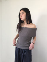 Ella Knit Off Shoulder (4color)