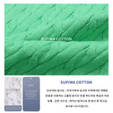 LMN beaker Cable Button Collar Short Sleeve Knitwear (11 colors)