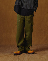 Straight strap pocket pants