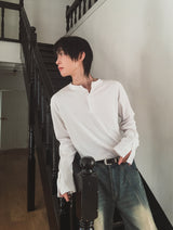 レヴァンカフヘンリーネックロングスリーブ