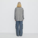 イントゥザワイルドシャツ Grey