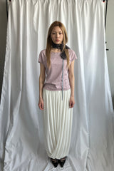 BLOOM SHIRRING SK [White]