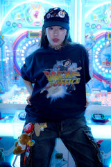 "BACK TO OFFICE" PRINTED S/S T-SHIRT