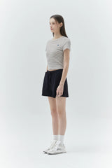 KIRSH PLAIN SLIM FIT STRIPE T-SHIRT - DARK BLUE