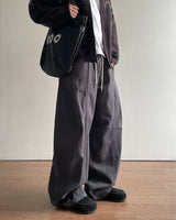 Volume Rivet Cotton Pants