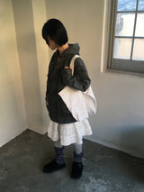 Flare some cotton frill skirt