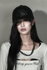 DYB レザーボールキャップ #ブラック