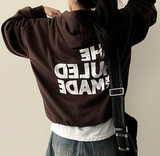 Enwa NYC Stars and Stripes Boxy Fit Hoodie
