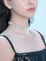 Fringe Choker Necklace - "Radlant' Collections