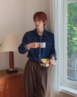 Roku Two-Pocket Denim Shirt