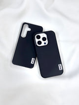【MADE】マットブラック ピュアホワイト iPhoneケース [Matte Glass/Basic]