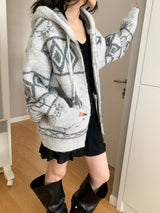 Heritage Hooded Knit Zip-Up