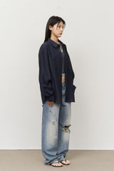 Silent Crack Striped Shirt