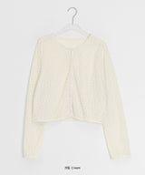 Attle Summer See-Through Flower Cardigan
