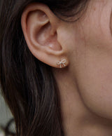 [925 silver] Deux.silver.186 / ruban earring (silver)