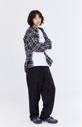 Multi-Plaid Checkered Overfit Shirt (JTOSRT-0001)