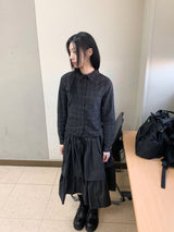 サイドタイチェックシャツ