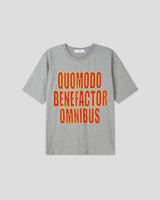 (UNISEX) Quomodo Embo Text Tee