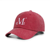【企画限定価格】 MUCENT SIGNATURE BALL CAP (Pigment dyeing burgundy)