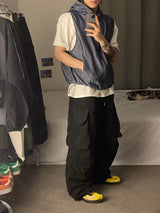 デイリーカーゴストリングバルーンワイドパンツ 3C