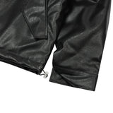 ルドレザーハイネックブルゾンジャケットUNISEX