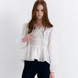 Puff Sleeve Blouse White