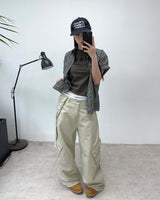 Luati Crop Check Shirt