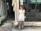 nine shirring layered top