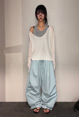 Onf Nylon Parachute Pintuck Balloon Pants 6color