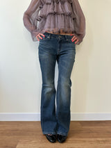 soft bootcut denim pants