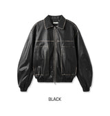Roa Collar Leather Jacket
