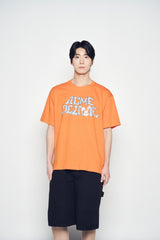 25SS BAD BUNNY LOGO SHORT SLEEVE T-SHIRT ORANGE