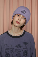 フラワービーニー / FLOWER BEANIE / PURPLE