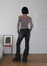 TRIPPLE PEARCING OFF TEE