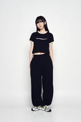 25SS オーバーサイズジョガーパンツ ブラック