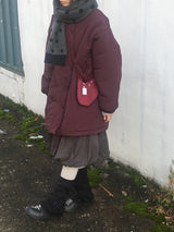 Urban volume round padded jacket