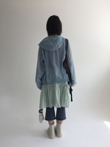 Block layer windbreaker (5color)