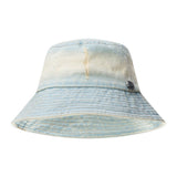 ヴィンテージ ブリーチング デニム バケットハット (Light Blue Denim)