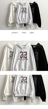 Number 32 ボックスフィットパーカー