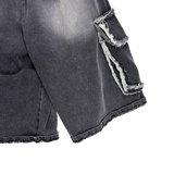 cut-off big pocket shorts